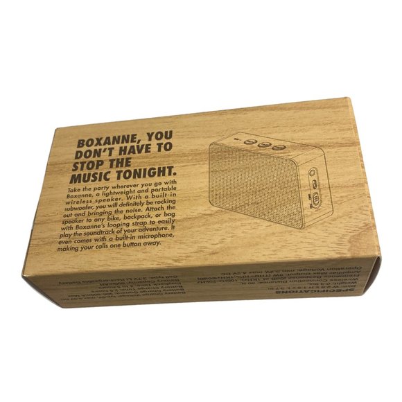 NEW Mini Phone Speaker Black or White Abstract Print Bluetooth Speaker Boxan… - Picture 14 of 14